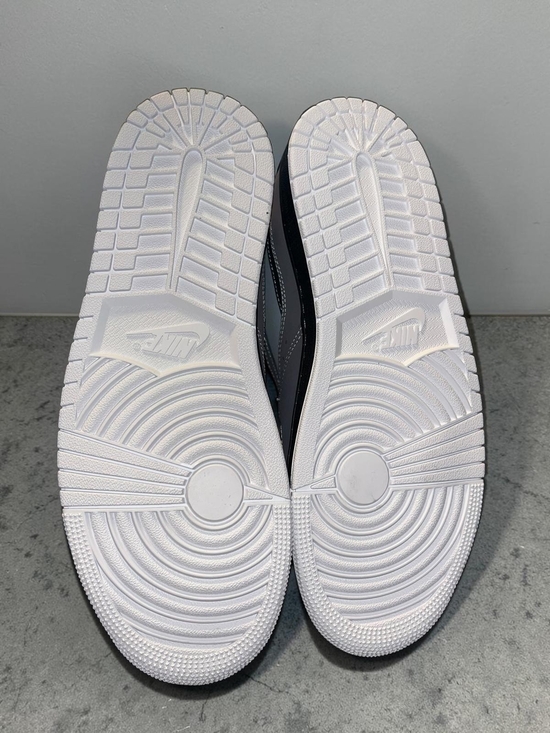 Jordan Mid-Top Athletic Sneaker in Gray, Black and White